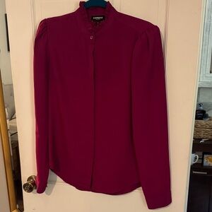 Express Women's Magenta Portofino Blouse